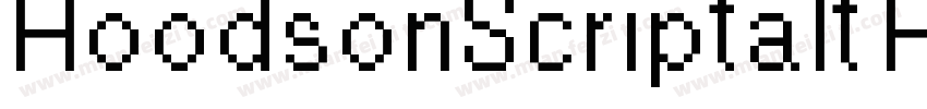 HoodsonScriptalt Reg字体转换